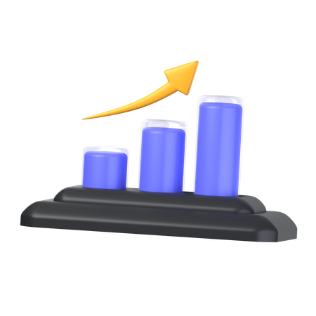 Gráfico de análise  3D Icon