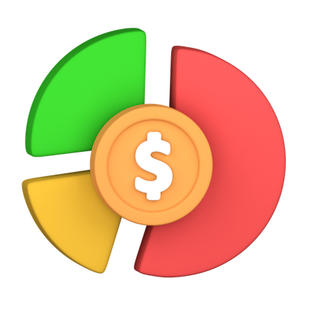 Gráfico de análise financeira  3D Icon