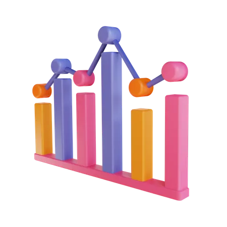 Tabla de análisis de datos  3D Illustration