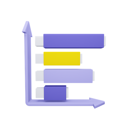 Gráfico de barras  3D Icon