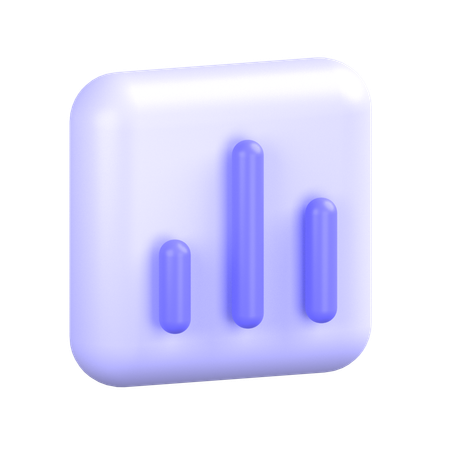 Gráfico de barras  3D Icon