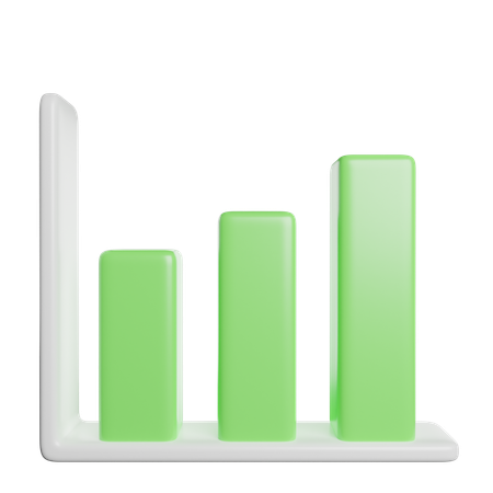 Gráfico de ganancias  3D Icon