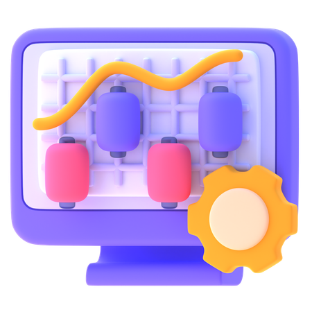 Computadora  3D Icon