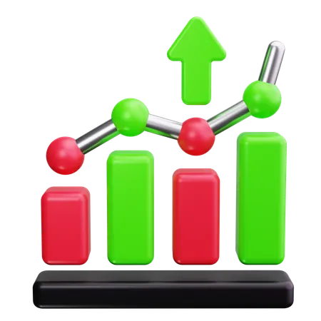 Tabla de crecimiento  3D Icon