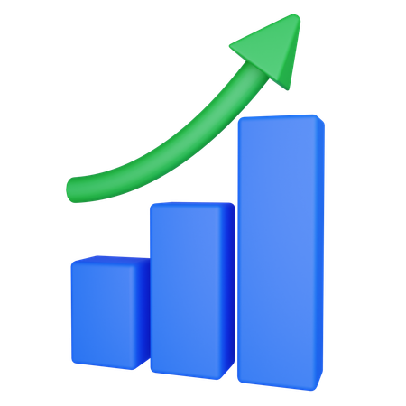 Tabla de crecimiento  3D Icon