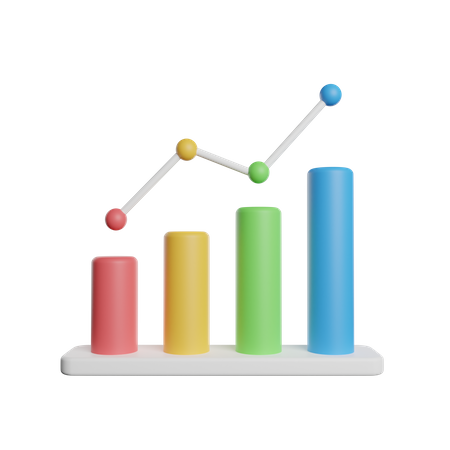 Tabla de crecimiento de líneas  3D Icon