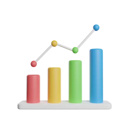 Tabla de crecimiento de líneas  3D Icon