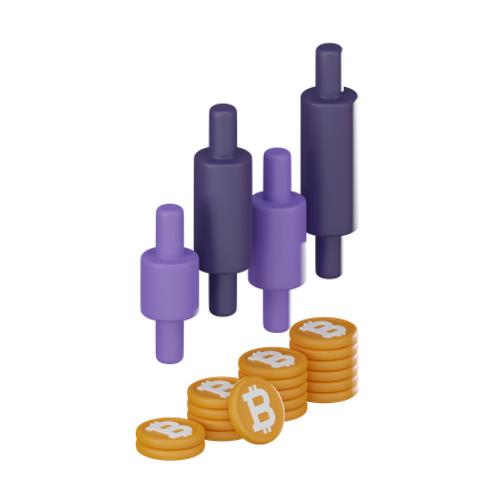 Tabla de criptomonedas  3D Icon