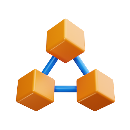 Gráfico de cubo  3D Icon