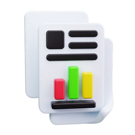 Gráfico de dados  3D Icon