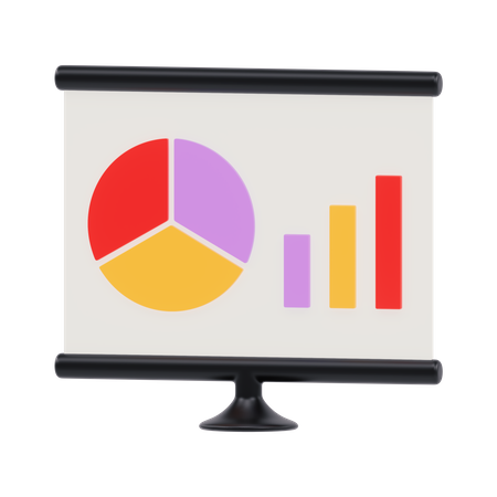 Gráfico de dados  3D Icon