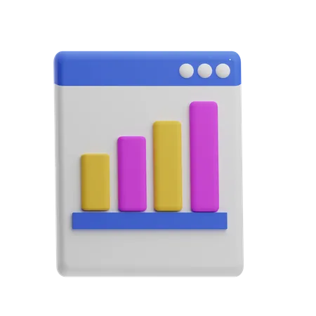 Tabla de datos en línea  3D Icon