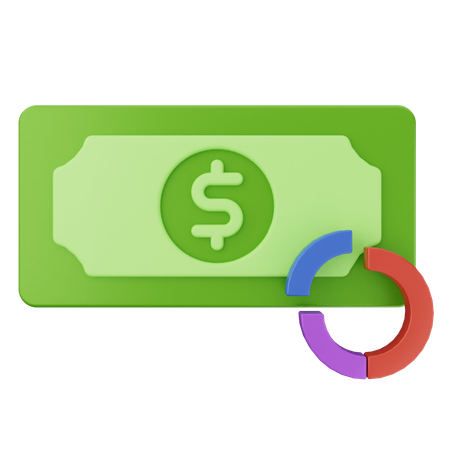 Tabla de dinero  3D Icon