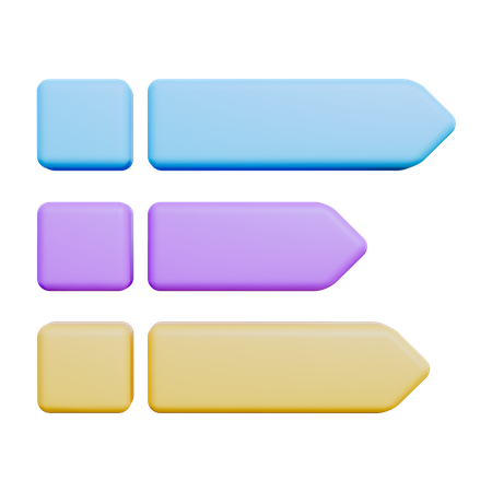 Gráfico de direção  3D Icon