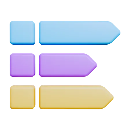 Gráfico de direção  3D Icon