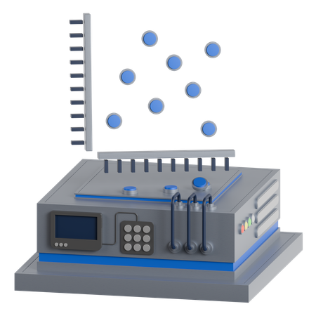 Gráfico de dispersão  3D Icon