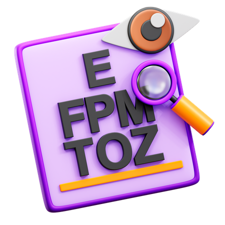 Gráfico de olho  3D Icon