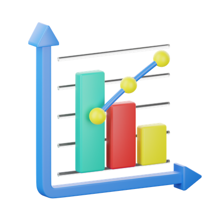 Diagrama de pareto  3D Icon