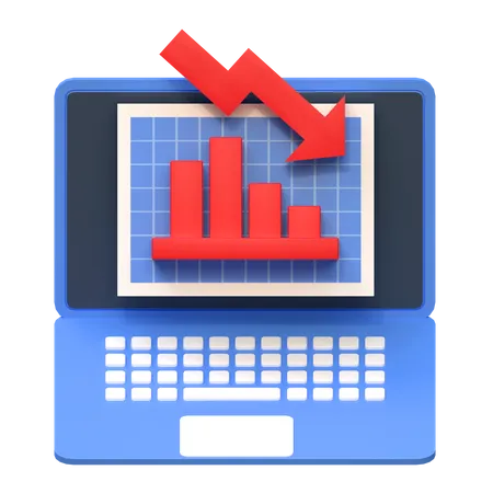 Tabla de pérdidas en línea  3D Icon