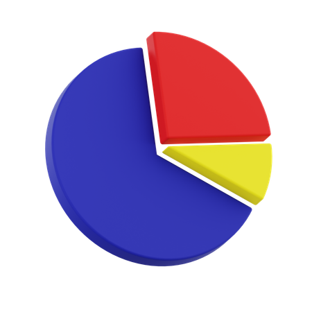 Gráfico de pizza  3D Icon