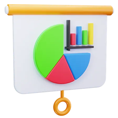 Gráfico de pizza  3D Icon