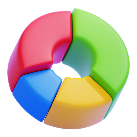 Gráfico de pizza  3D Icon