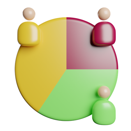 Gráfico de pizza  3D Icon