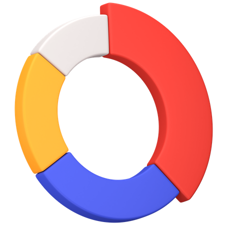 Gráfico de pizza  3D Icon