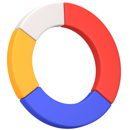 Gráfico de pizza  3D Icon