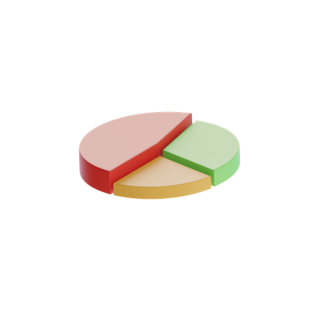 Gráfico de pizza  3D Icon