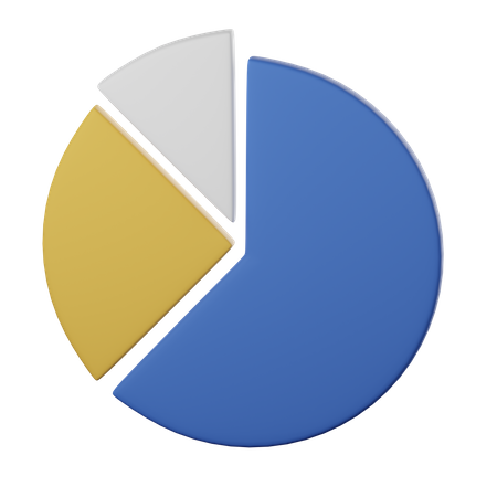 Gráfico de pizza  3D Icon