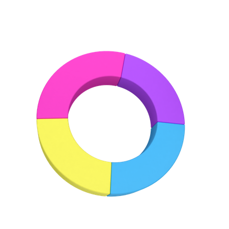 Gráfico de rosca  3D Icon