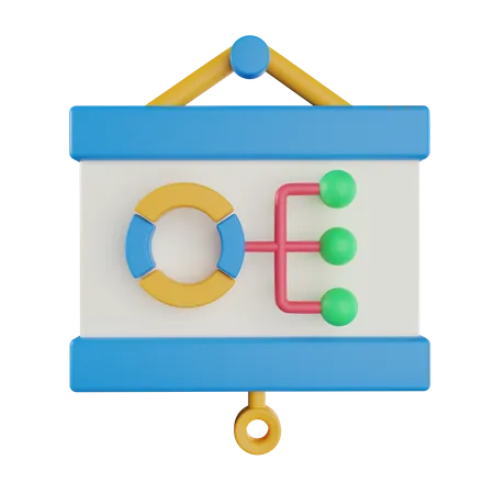 Gráfico de rosca  3D Icon