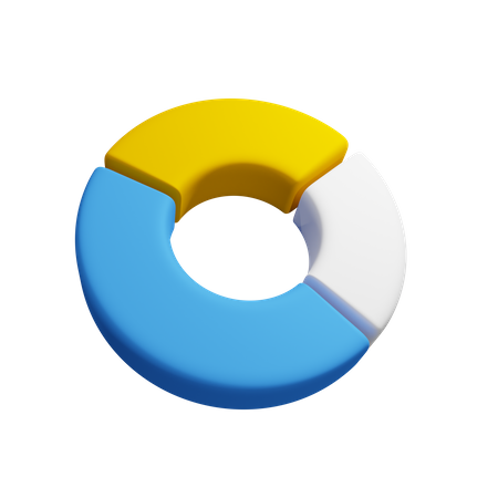 Gráfico de rosca  3D Icon