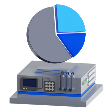 Gráfico de pizza  3D Icon