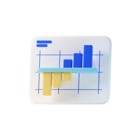 Gráfico espejo  3D Icon