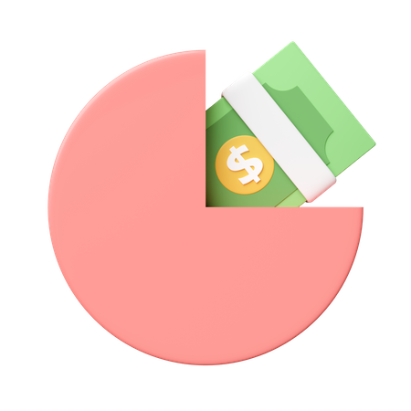 Gráfico financeiro  3D Icon