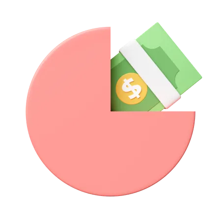 Cuadro financiero  3D Icon