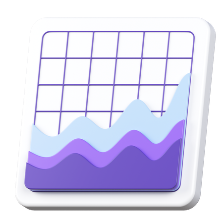 Gráfico gráfico  3D Icon