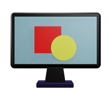 Gráfico de computadora  3D Icon