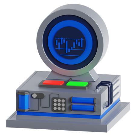 Carta de radar  3D Icon