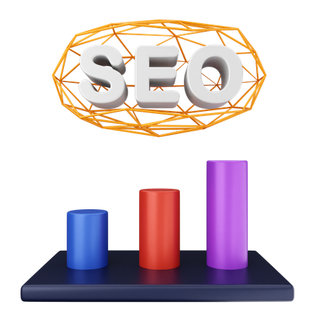 Gráfico seo  3D Icon