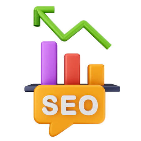 Gráfico seo  3D Icon