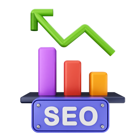 Gráfico seo  3D Icon