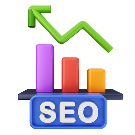 Gráfico seo  3D Icon