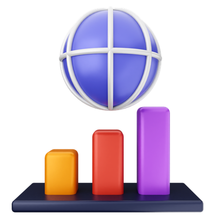 Gráfico seo  3D Icon