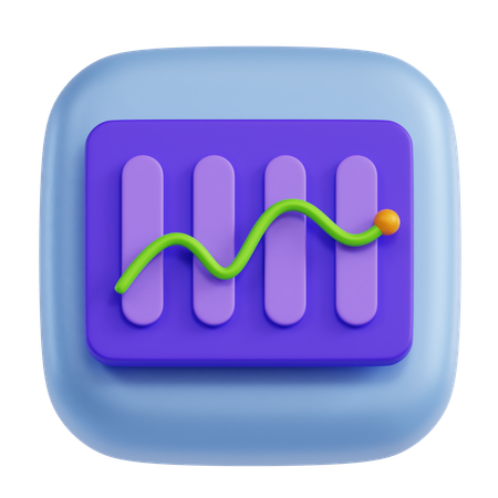 Graph  3D Icon