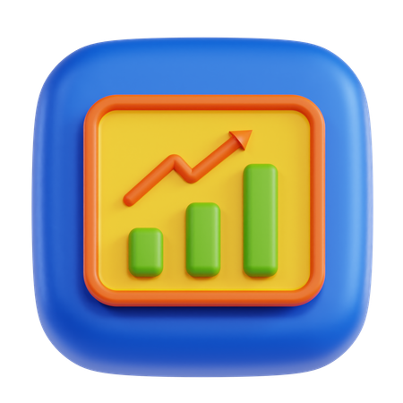 Graph  3D Icon