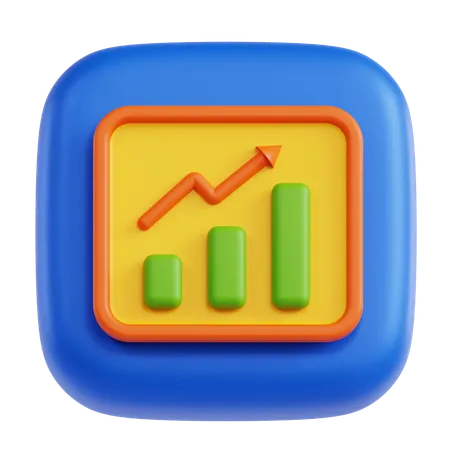 Graph  3D Icon