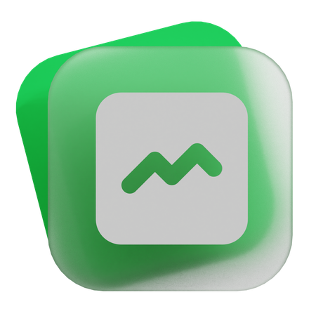 Graph  3D Icon